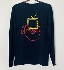 Harry Styles Love On Tour Shirt Men s Large Black LS Bunny TV Concert Band Tee