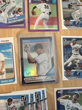 Eury Perez 1/1 True Black Donruss And Rookies Marlins