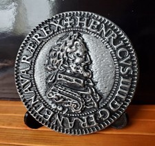 **** Repro agrandie quart de franc Henri IV ****