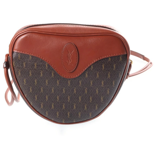 YVES SAINT LAURENT Shoulder Bag Monogram Brown Women's #BRG1520