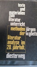 texte und materialien zum literatur Unterricht J.W. Goette Methoden der Literatu