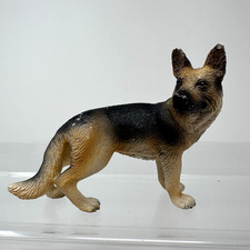 Schleich German Shepherd Figure Brown Black Dog Pet Animal Figurine 2007 WEAR