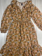 UNIVERSAL THREAD Women s Balloon Long Sleeve Prairie Farmhouse Boho Dress XS NWT
