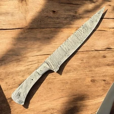 12.5" Twist Damascus Steel Fillet Blank Blade Knife B 230