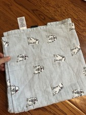 Pottery Barn Kids Star Wars R2-D2 Organic Cotton Muslin Swaddle Blanket 47x47
