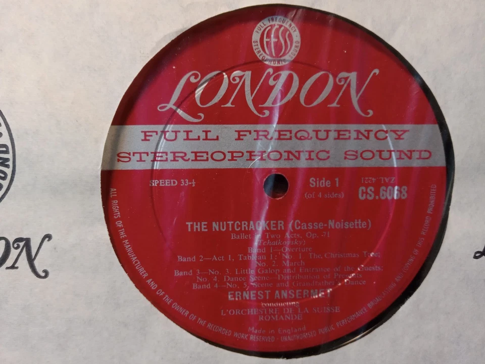 Ansermet, Tchaikovsky- CASSE NOISETTE The Nutcracker Op 71, London BLUEBACK 2xLP - Image 2 of 4