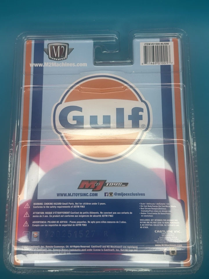 CHASE - M2 Machines 1:64 1978 Chevrolet Silverado 30 Custom GULF – Blue – MiJo - Image 4 of 4