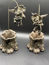 Big Sky Carvers Moosetivity Flying Angel Moose Phylis Driscoll Figurine Set Of 2