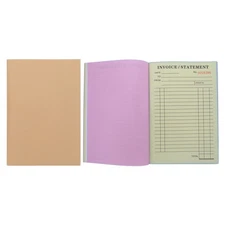 2 Pcs English Reimbursement Delivery Note Order Form Book Contractor Forms