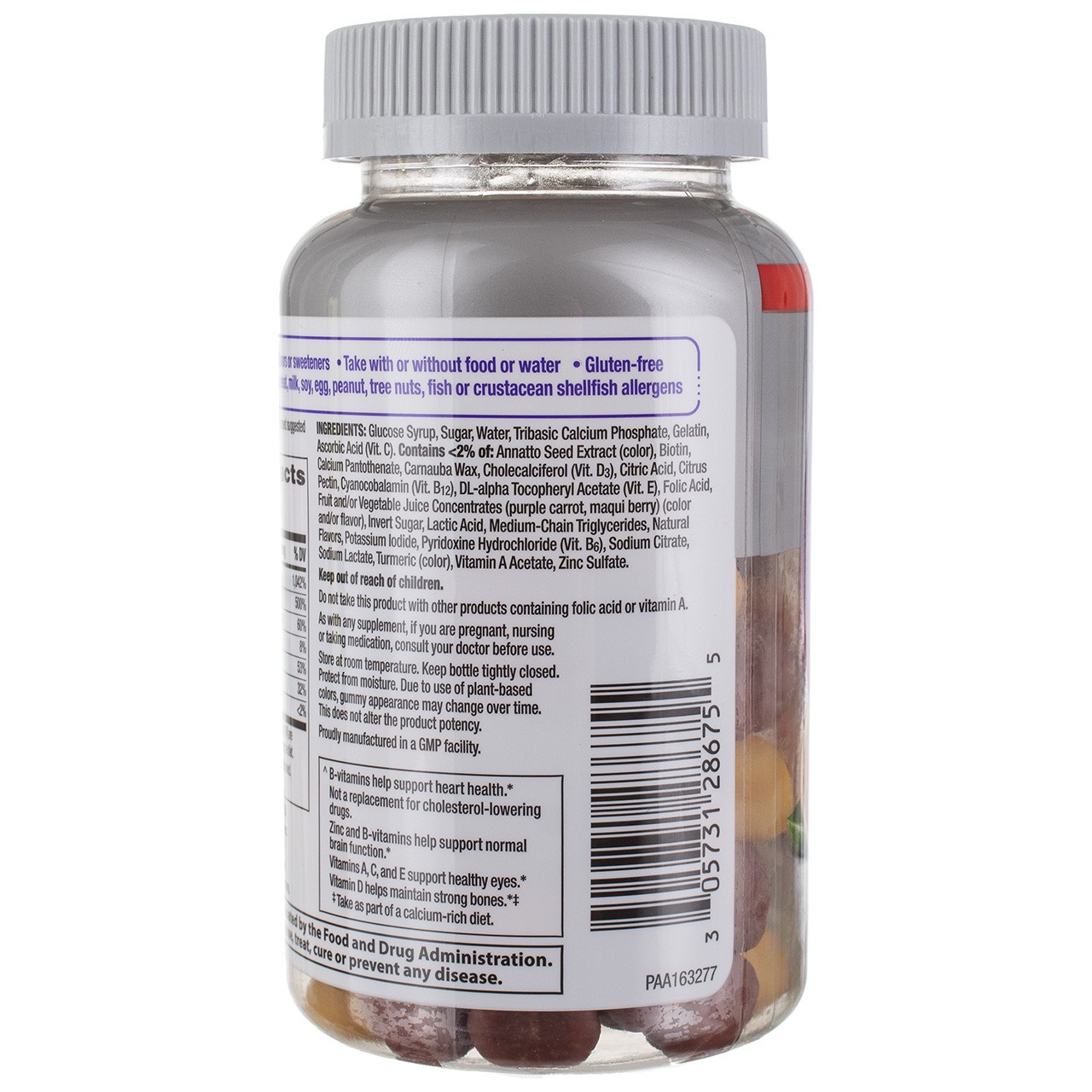 2 Pack Centrum Women 50 + Multivitamin Gummies, Assorted Natural Fruit Flavor...