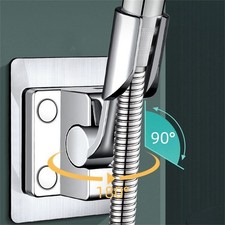 Porte-pommeau de douche réglable 2 pièces avec forte adhérence et durabilité