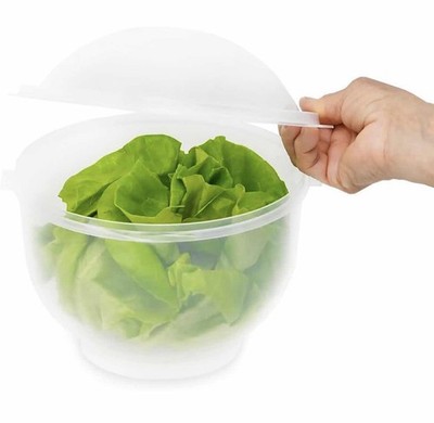 LETTUCE KEEPER - LETTUCE STORAGE KEEP SALAD AND VEGETABLES CRISP FRESH BPA-FREE