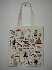 Taylor Swift Canvas Tote Bag New Without Tags