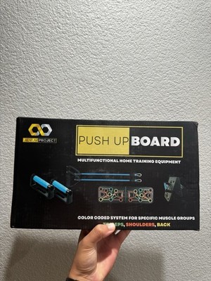 (New) Push Up Board/Resistance Bands Home Fitness Bundle