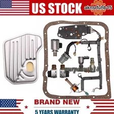 9PCS 4L60E/4L65E Transmission Solenoid Kit For Chevy GMC EPC Shift TCC 3-2 PWM