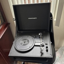 Crosley Voyager Vintage Portable Vinyl Record Player Turntable Bluetooth WORKING