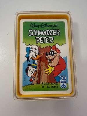 Vintage Kartenspiel Schwarzer Peter 80er Jahre Walt Disney Karten Spiel Rarität
