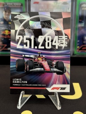 2025 Topps Chrome Formula 1 Lewis Hamilton Top Speed #TS-2 Ferrari