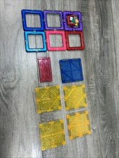 Lot of Magformers 12 Magnetic Building Shapes Squares