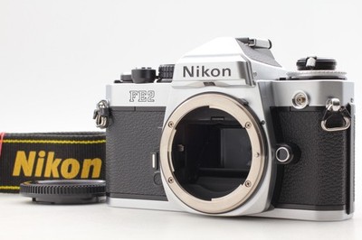 [Top MINT w/ Strap] Nikon FE2 Silver 35mm SLR Film Camera Body From JAPAN