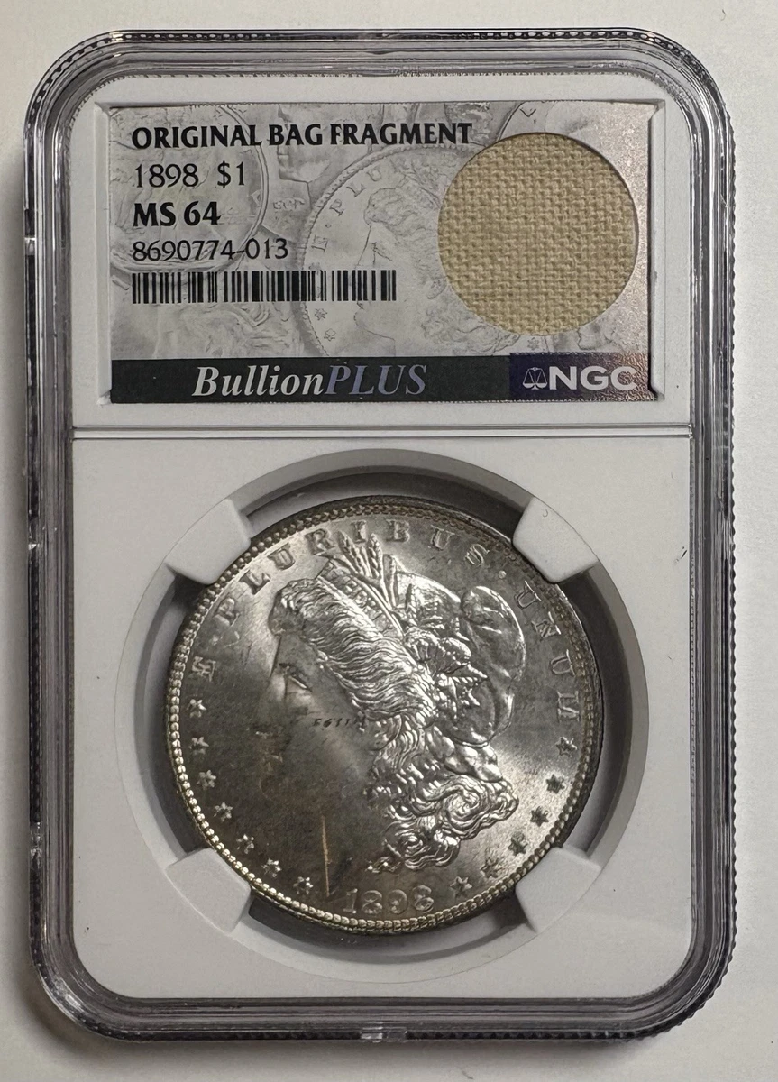 MS 64 Graded 1898 Year Morgan US Dollars (1878-1921) for sale | eBay