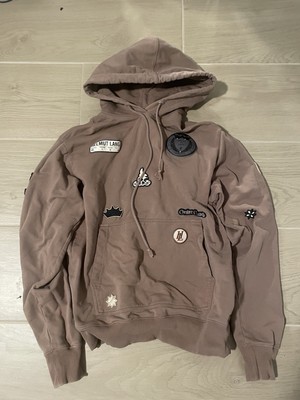 Brown Helmut Lang Patch Hoodie Size XS (Fits Like M-S