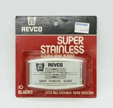 Vintage 1970s Revco Drugstore Super Stainless Double Edge Razor Blades