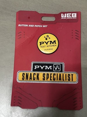 Disney WEB Avengers Campus Pym Test Kitchen Snack Specialist Button & Patch Set