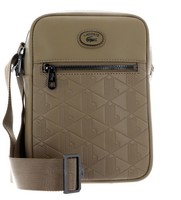 Lacoste Nomogramme Vertical Camera Bag UmhäNgetasche Tasche Viennois Beige