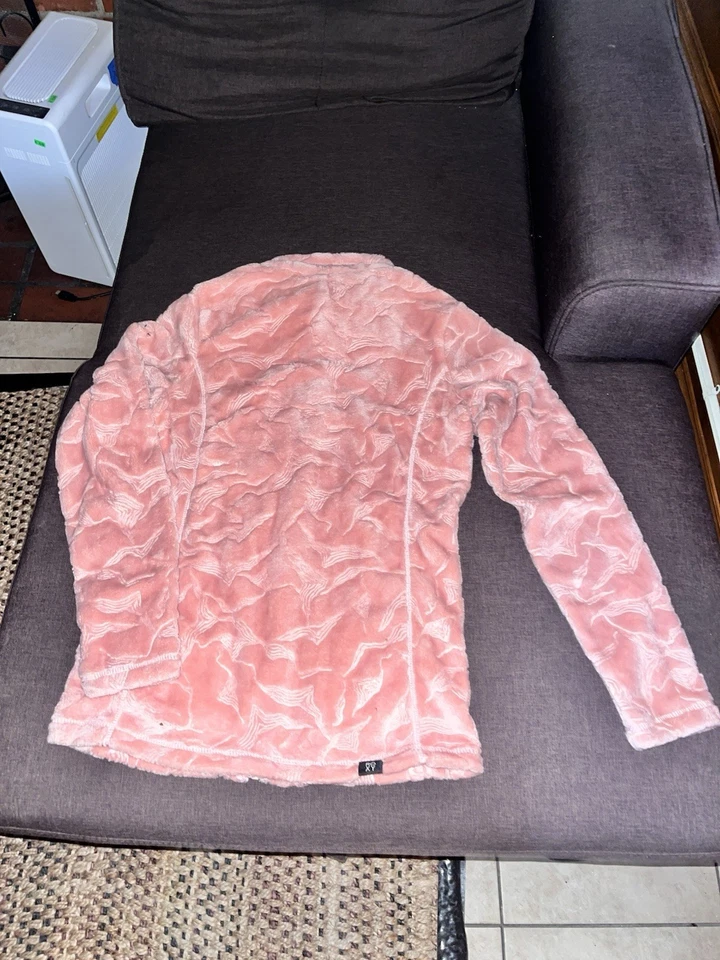 Roxy Niñas Iglú Cremallera Vellón Suave Femenino y Cálido 2 Bolsillos Piel Sintética Talla 2xl Foto 2 de 2