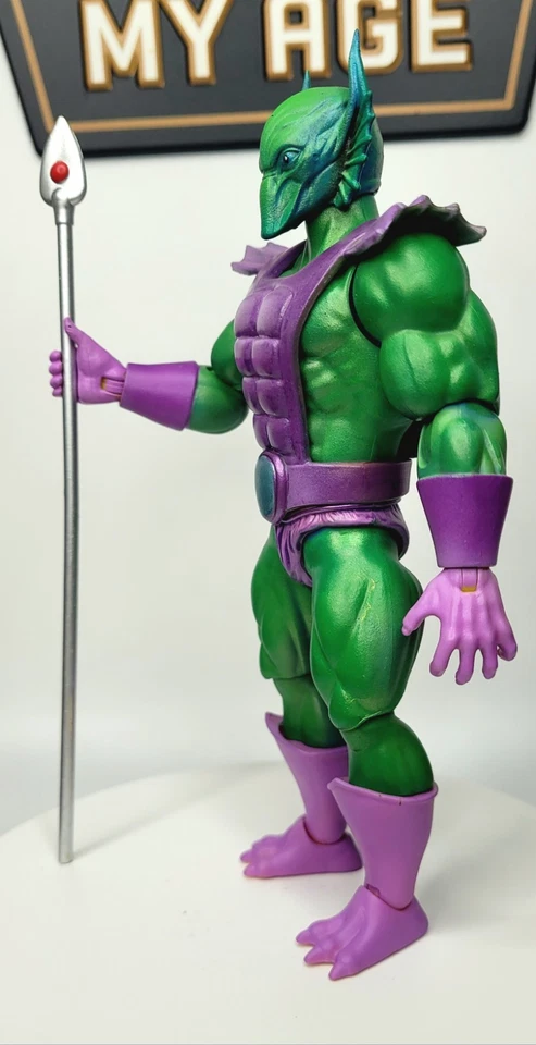 Custom Masters of the Universe Origins Mer-Man Cartoon 5.5in Motu - Image 3 of 4