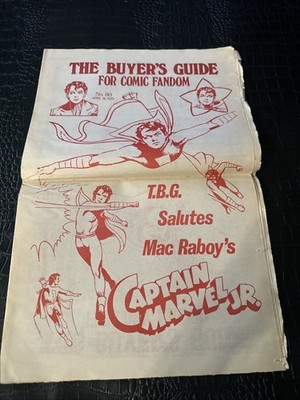 THE BUYER'S GUIDE FOR COMIC FANDOM #80 Newspaper BOOK MAGAZINE
