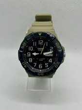 Casio 100M Water Resist Men  s Watch Olive Green Resin Strap 50.5mm Quartz