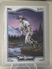 2025 Topps x Bob Ross The Joy Of Baseball MATT WILLIAMS #51 Base SF Giants