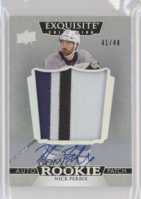 2022-23 Upper Deck the Cup Nick Perbix #EC-NP 41/48 Exquisite Rookie Patch Auto