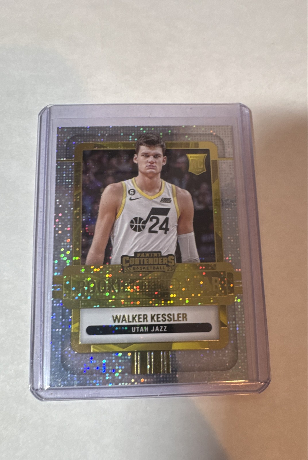 2022-23 Panini Contenders - Rookie of the Year Contenders Walker Kessler #3 (RC)