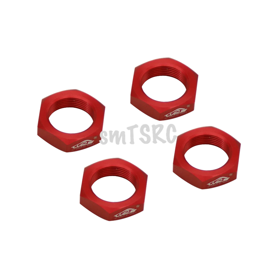 Metal Wheel Nut Red 4PCS ONE SET For 1/5 Scale Hpi RV Km Baja 5b RC Car Parts - Image 4 of 4
