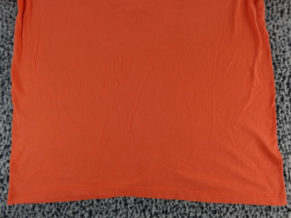Camisa De Colección Náutica Adulto Grande Naranja Caribe Deletrear Logo Para Hombres Caribe EE. UU. Foto 4 de 4