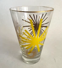 Russel Wright Bartlett Collins 5.25" Drinking Glass Asterisk Pattern