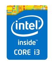 50PCS Intel Core i3 Blue Sticker Case Badge Genuine USA Lot Wholesale OEM