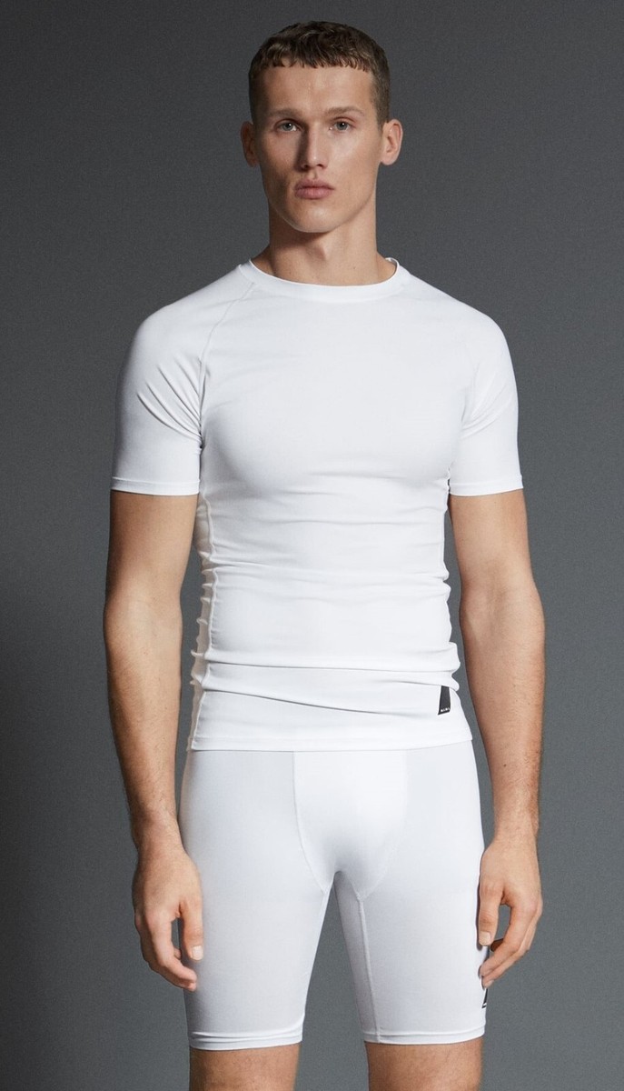 ZARA 'Compression Training Technical Seamless T-Shirt