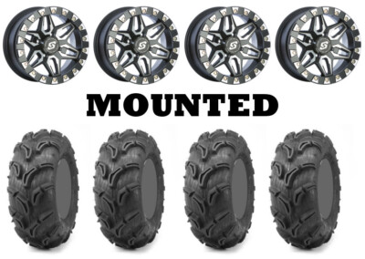 Kit 4 Maxxis Zilla 30x9-14 on Sedona Split Six Beadlock Machined 6 12mm TER