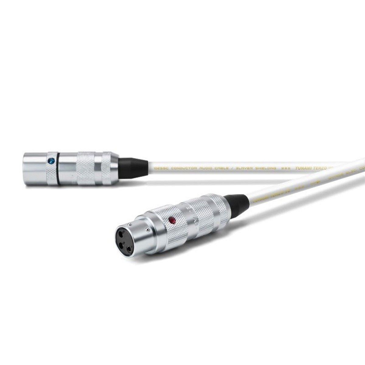 OYAIDE XLR Cable TUNAMI TERZO XX V2 0.7m Interconnect Cable Pair