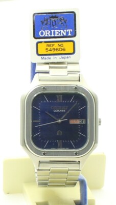 ★超希少 保管品 70s ORIENT QUARTZ 純正ブレス 日本製 腕時計 RARE VINTAGE ORIENT Quartz WATCH G549606-40 CK 1980's Japan