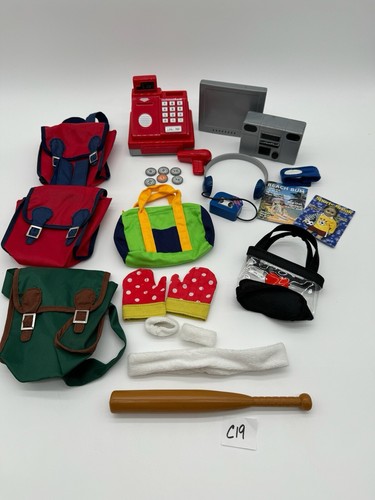 Mixed Lot of Battat Accessories Backpacks Magazines For 18" American Girl Doll - Picture 11 of 11