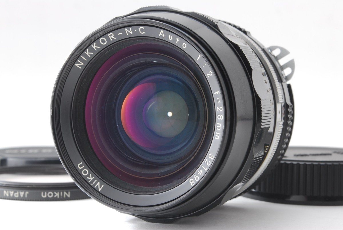 Rare Exc+++++】Nikon Nikkor N.C Auto 28mm f/2 Ai Lens From