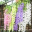12x Artificial Flower Vine Ratta Hanging Garland Wisteria