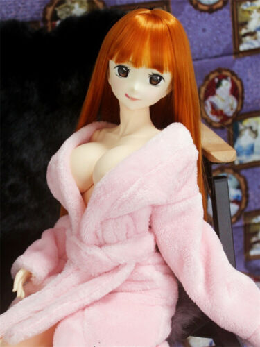 BJD id75 68/70 1/3 1/4 Doll Clothing Only Pink Bathrobe MSD MDD SD13 DD GHOST 2 - Picture 1 of 5