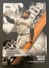 2020 TOPPS DECADE OF DOMINANCE DIECUT BASEBALL CARD WILLIE MAYS #DOD-2