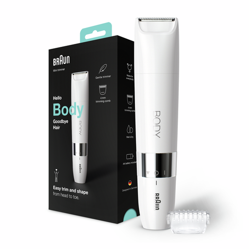 Body Mini Body Hair Trimmer Braun BS1000 Wet & Dry Trimming Comb Multipurpose - Picture 13 of 21